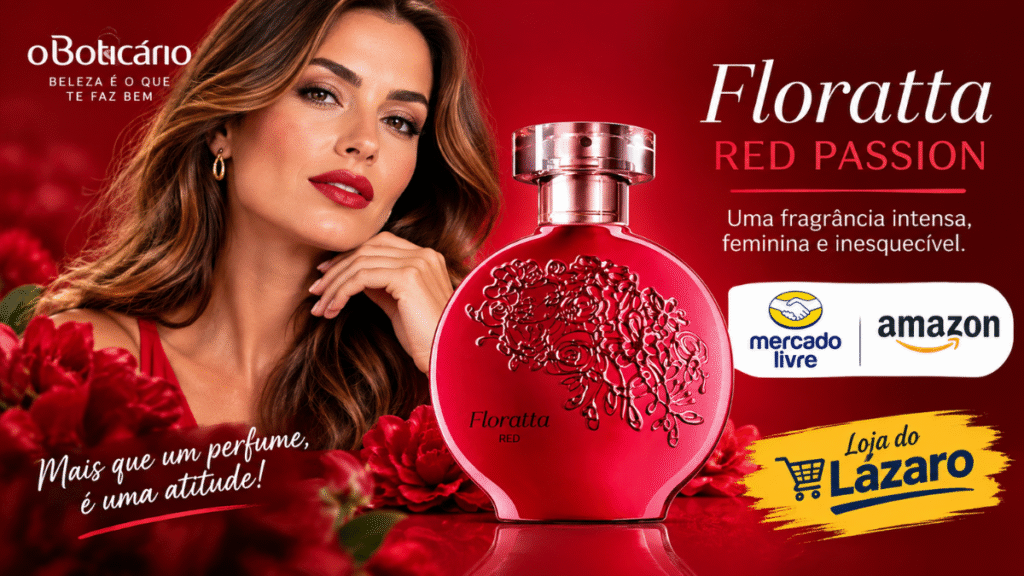 Floratta Red Passion perfume feminino elegante