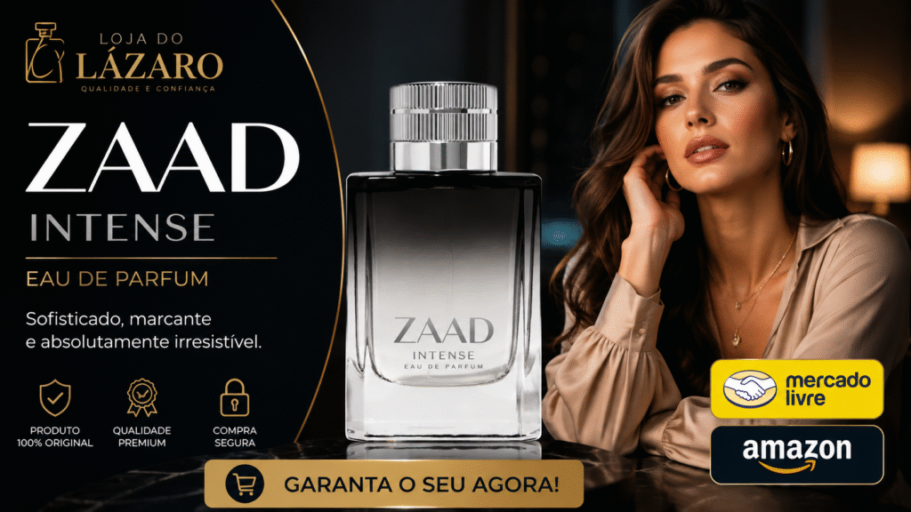 Zaad Intense vale a pena? Perfume Zaad Intense em destaque na Loja do Lázaro