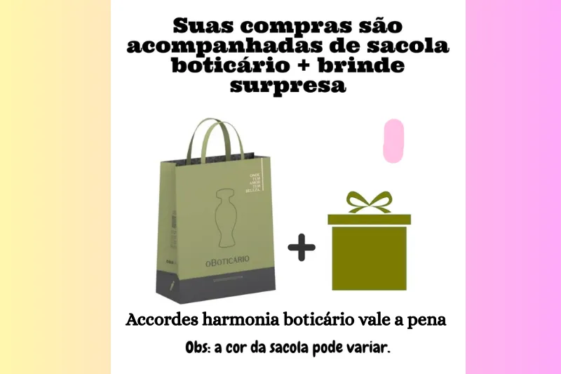 Frasco do perfume Accordes Harmonia Boticário — deo colônia floral aldeídica feminina 80mlAccordes harmonia boticário vale a pena 