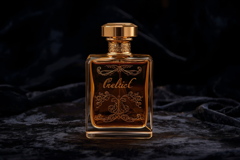 Frasco dourado do perfume Paco Rabanne One Million, símbolo de luxo e sofisticação, com design inspirado em uma barra de ouro.