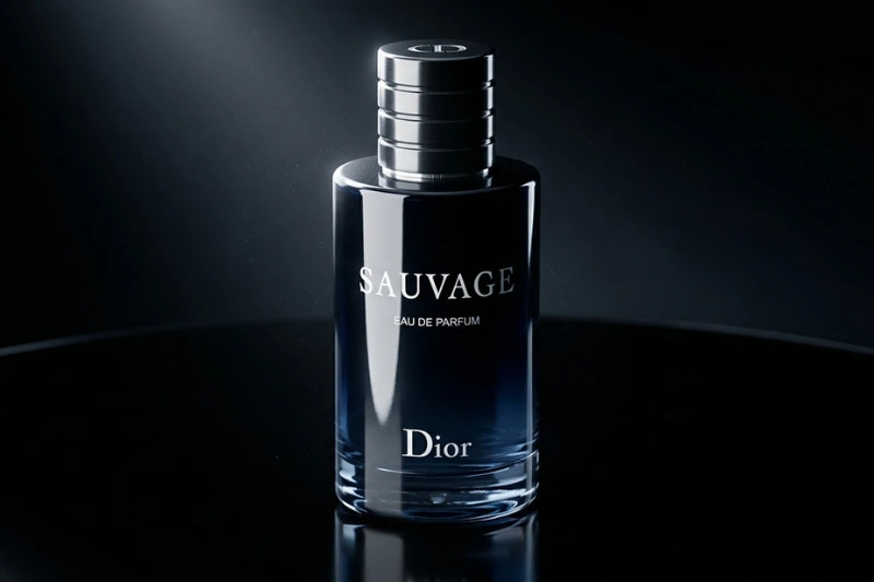 Dior Sauvage EDP vale a pena - frasco do perfume em fundo escuro