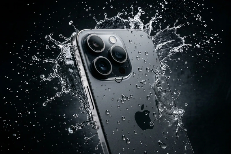 Smartphone resistente à água com certificação IP68
