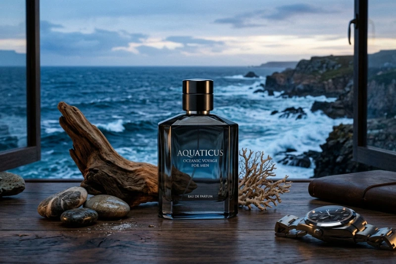 Perfume Masculino Le Beau Jardin Primacial inspirado em fragrância aquática sofisticada