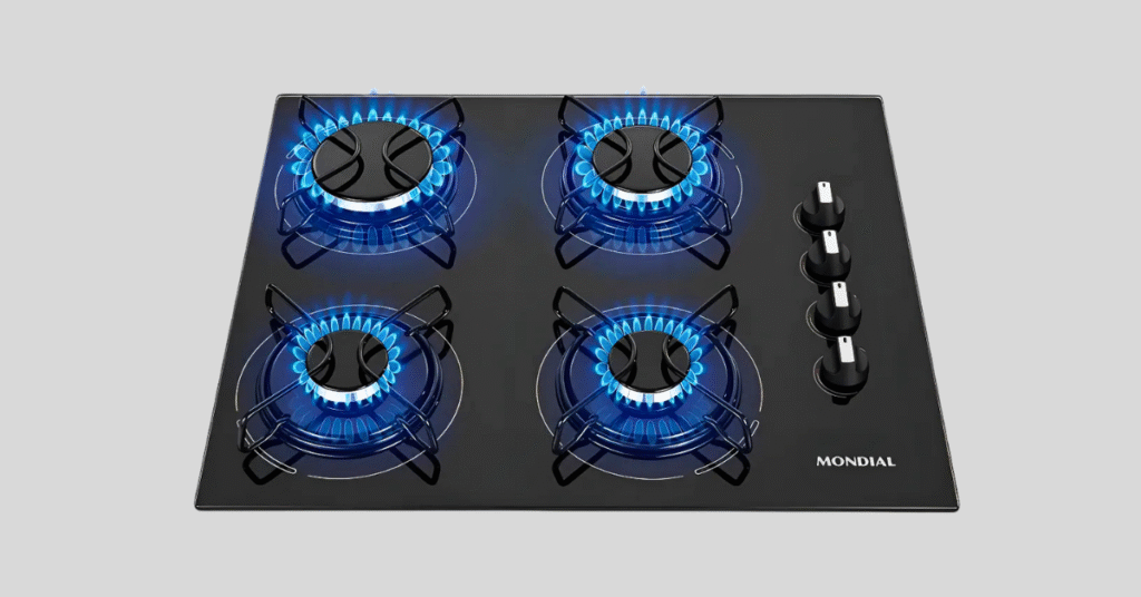 Cooktop a Gás, 4 Bocas, Mondial Bivolt CTG-01