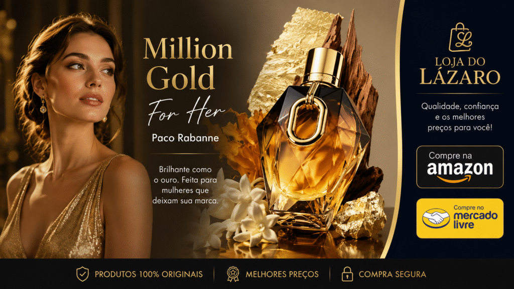 Million Gold For Her Paco Rabanne perfume feminino com mulher e opções de compra na Amazon e Mercado Livre