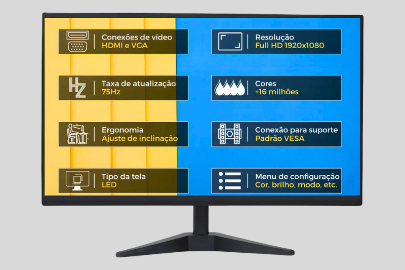 Computador Completo Intel Core i5 com Monitor LED 20"
PC Completo 2Eletro Speed 8GB RAM SSD 256GB
Conjunto Completo Desktop i5 com Monitor Bivolt
Computador Intel i5 SSD 256GB Monitor Incluído