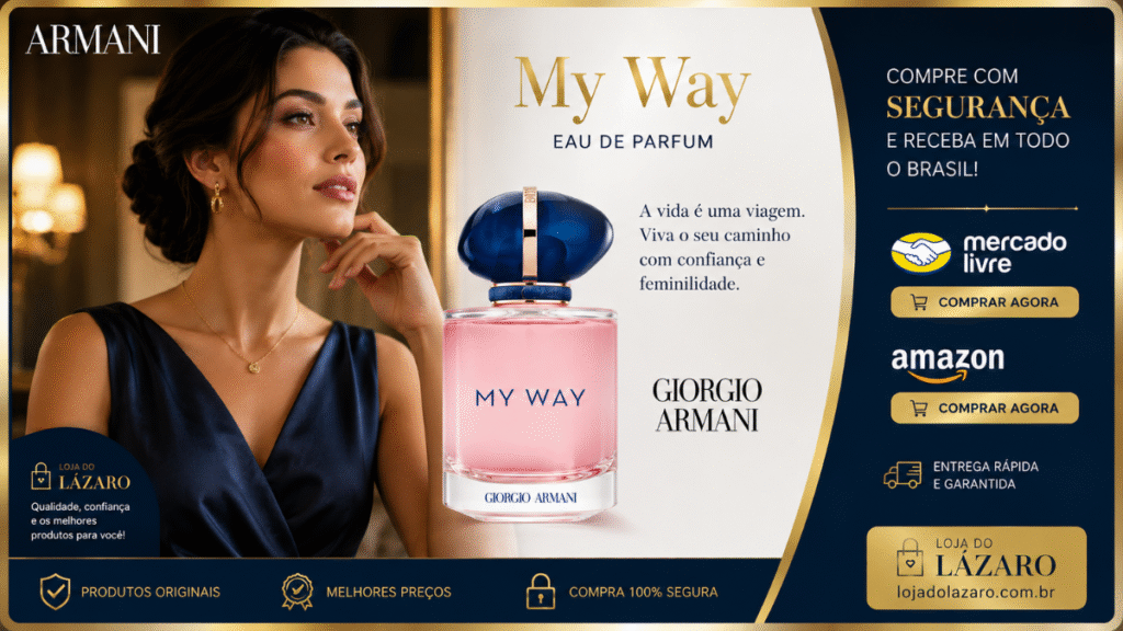 My Way Eau de Parfum Armani – perfume feminino floral em frasco elegante