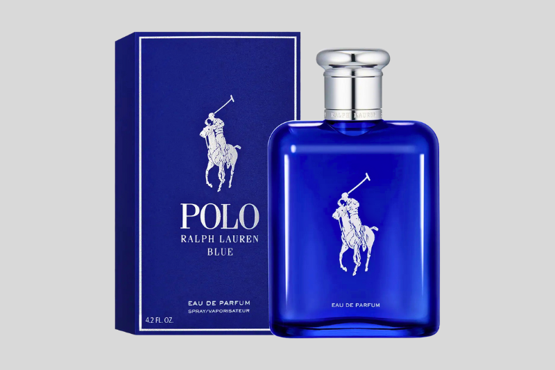  Perfume Polo Blue Ralph Lauren original, símbolo de elegância e presença no universo masculino.