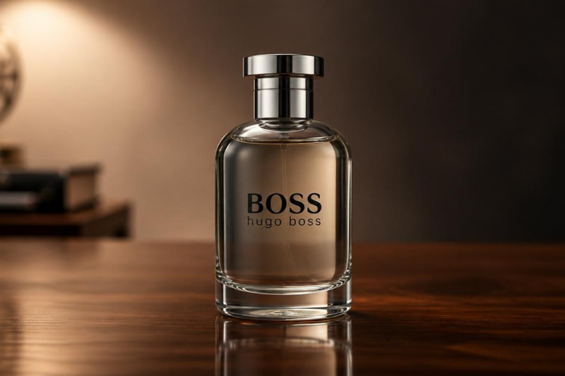 Frasco do EDT Hugo Man da Hugo Boss, perfume masculino fresco, elegante e versátil para diversas ocasiões.