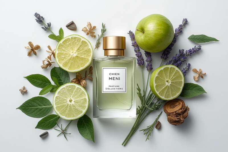 Notas olfativas do EDT Hugo Man da Hugo Boss com bergamota, maçã e acordes aromáticos refrescantes.
