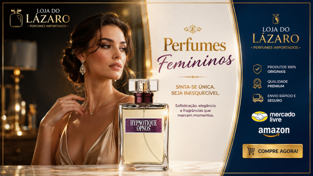 Perfumes Femininos importados com fragrância elegante e sofisticada