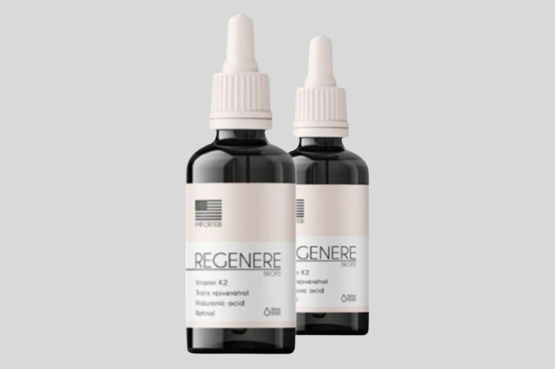 REGENERE Drops tratamento facial com fórmula concentrada para cuidado e renovação da pele