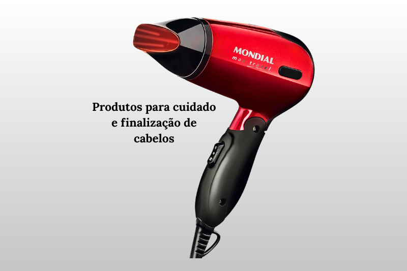 Produtos para cuidado e finalização de cabelos