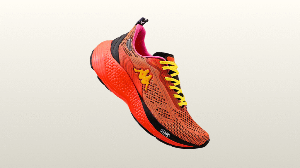 Tênis Kappa Pulse RX unissex para corrida com design esportivo e solado confortável