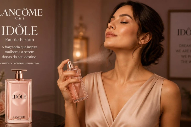 Lancôme Idôle EDP frasco perfume feminino moderno