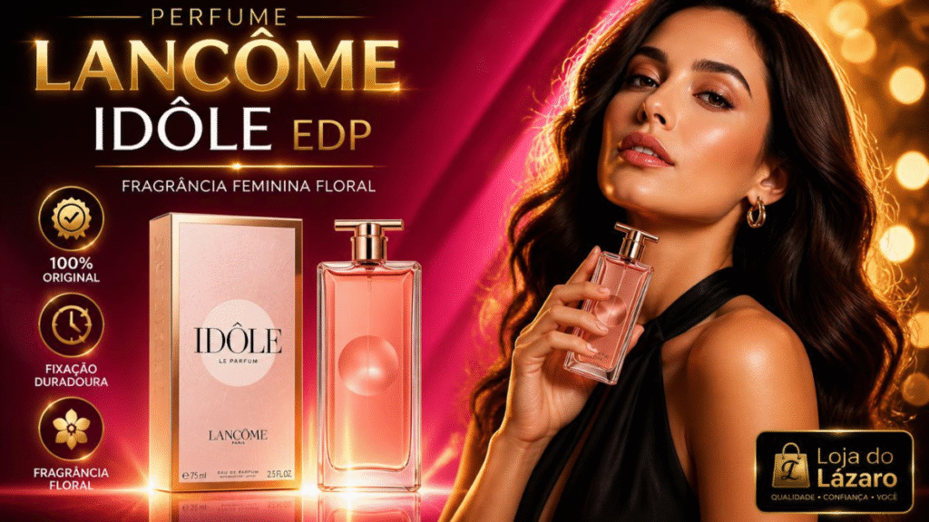 Lancôme Idôle EDP, perfume feminino floral ideal para o dia a dia
