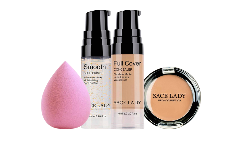 Corretivo de cobertura total à prova d'água com esponja aplicadora - melhor corretivo 2025 para olheiras e imperfeições