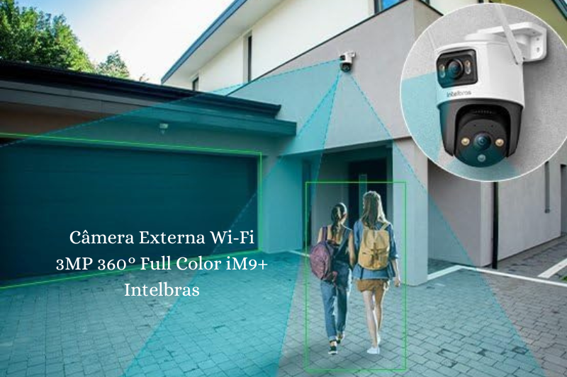 Câmera Externa Wi-Fi 3MP 360° Full Color iM9+ Intelbras