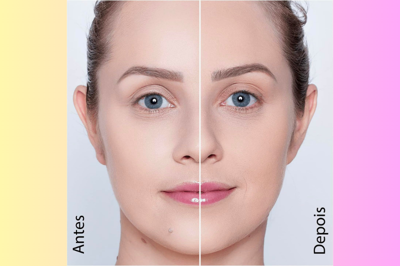 Transformação incrível antes e depois da maquiagem 2025 - resultado profissional com produtos para iniciantes