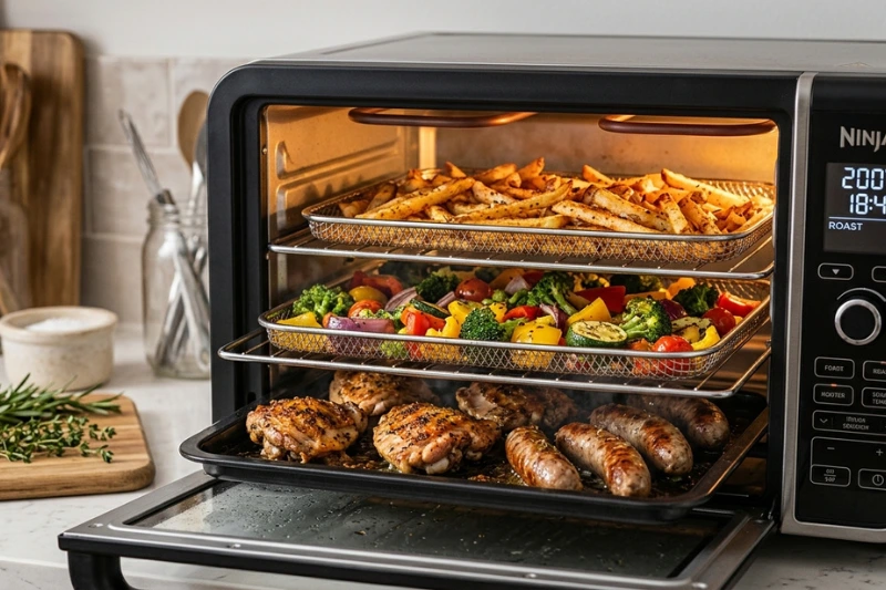 Air fryer forno 25 litros vale a pena para famílias que cozinham juntas no dia a dia