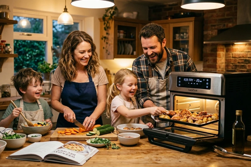 Air fryer forno 25 litros vale a pena para preparar refeições completas com praticidade