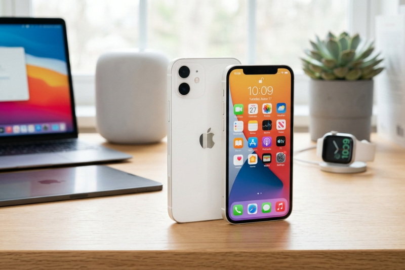 iPhone 12 recondicionado - um dos melhores aparelhos eletrônicos Apple com custo-benefício em 2026