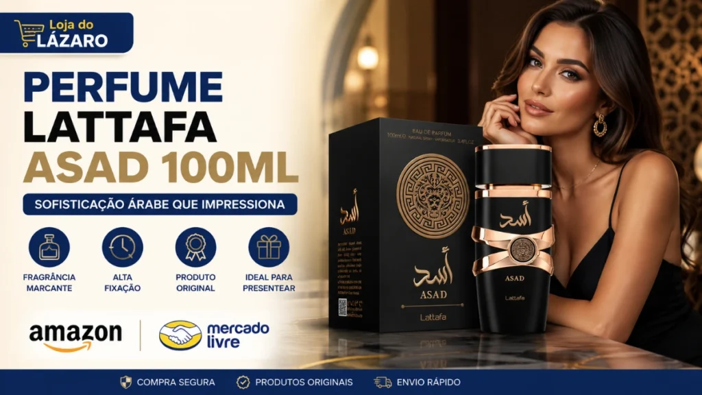 Perfume Lattafa Asad 100ml vale a pena para quem busca uma fragrância árabe sofisticada, intensa e de alta fixação.