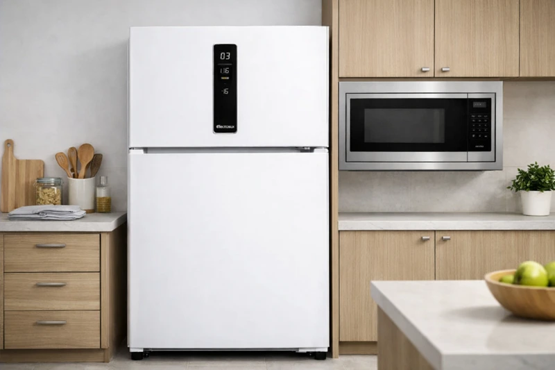 Geladeira Electrolux IF46S branca em cozinha planejada com design moderno e funcional.
Esse texto descreve com clareza o conteúdo visual e inclui naturalmente a palavra-chave principal.