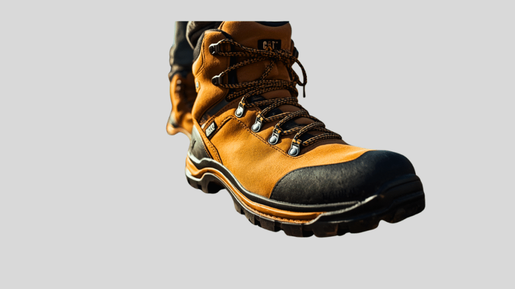 Bota Coturno Cat em fundo cinza neutro para destaque de produto.