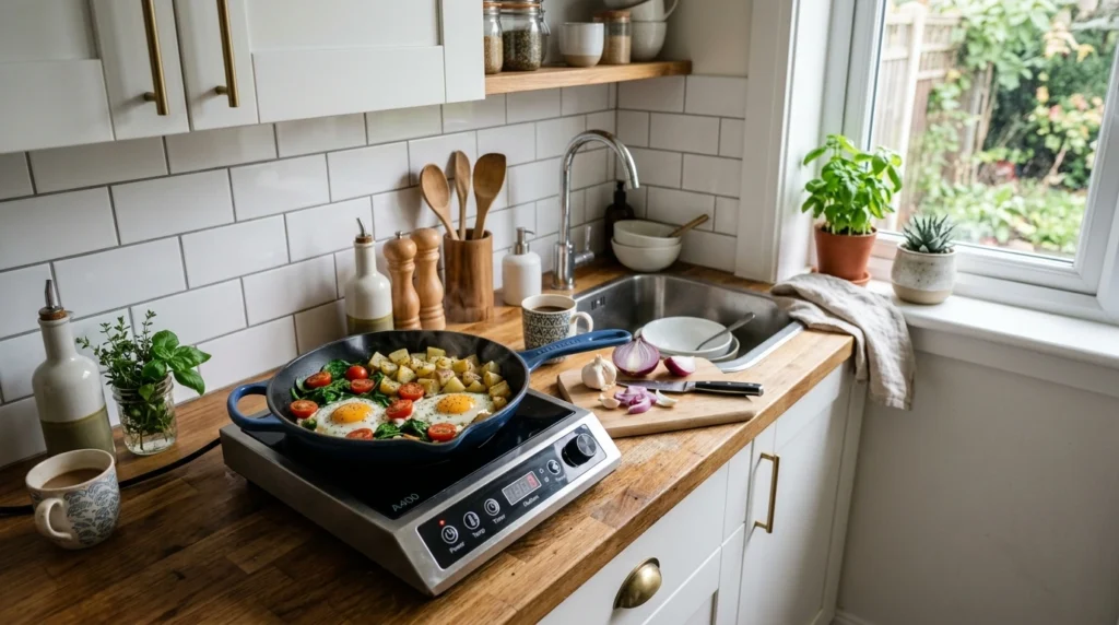 produtos para casa baratos fogão portátil em cozinha compacta