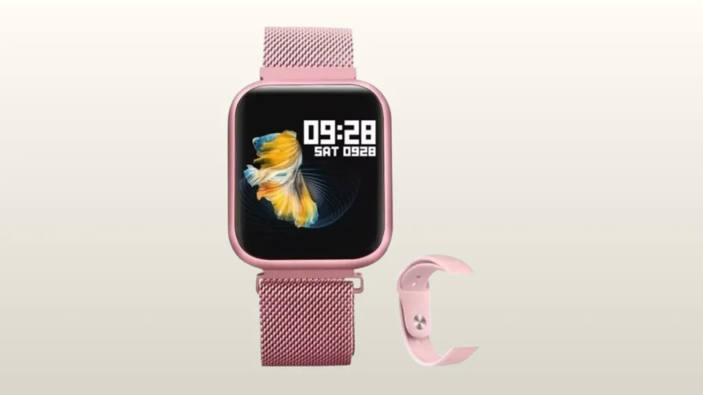Relógio feminino smartwatch moderno com tela digital elegante